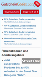 Mobile Screenshot of gutscheincodex.com